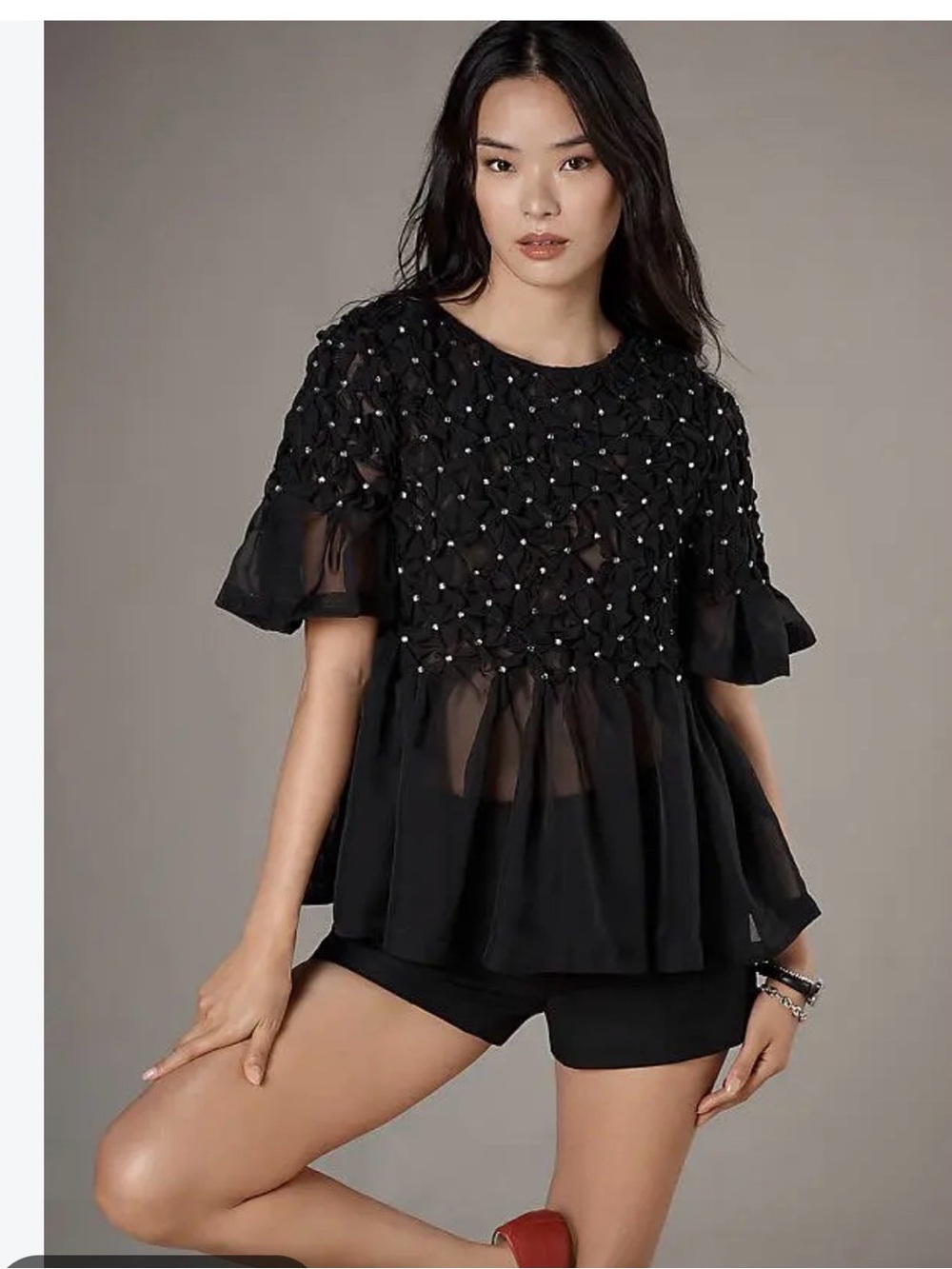 Maeve babydoll blouse